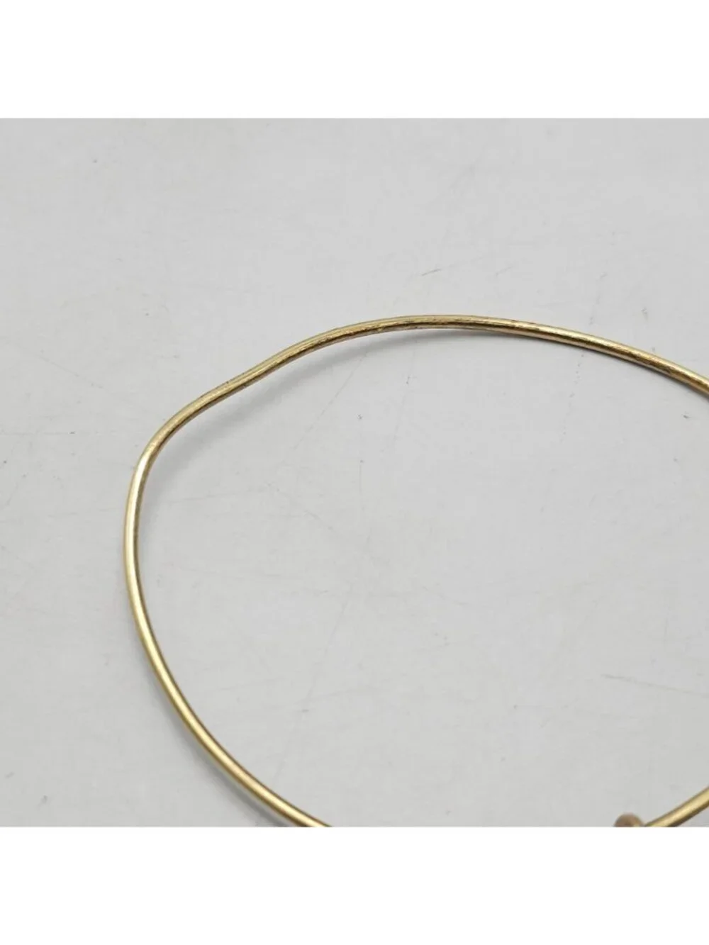 Alex and Ani Gold Tone Adjustable Bangle Bracelet With Owl Charm Pendant